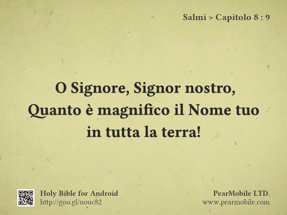 Salmi, Capitolo 8:9